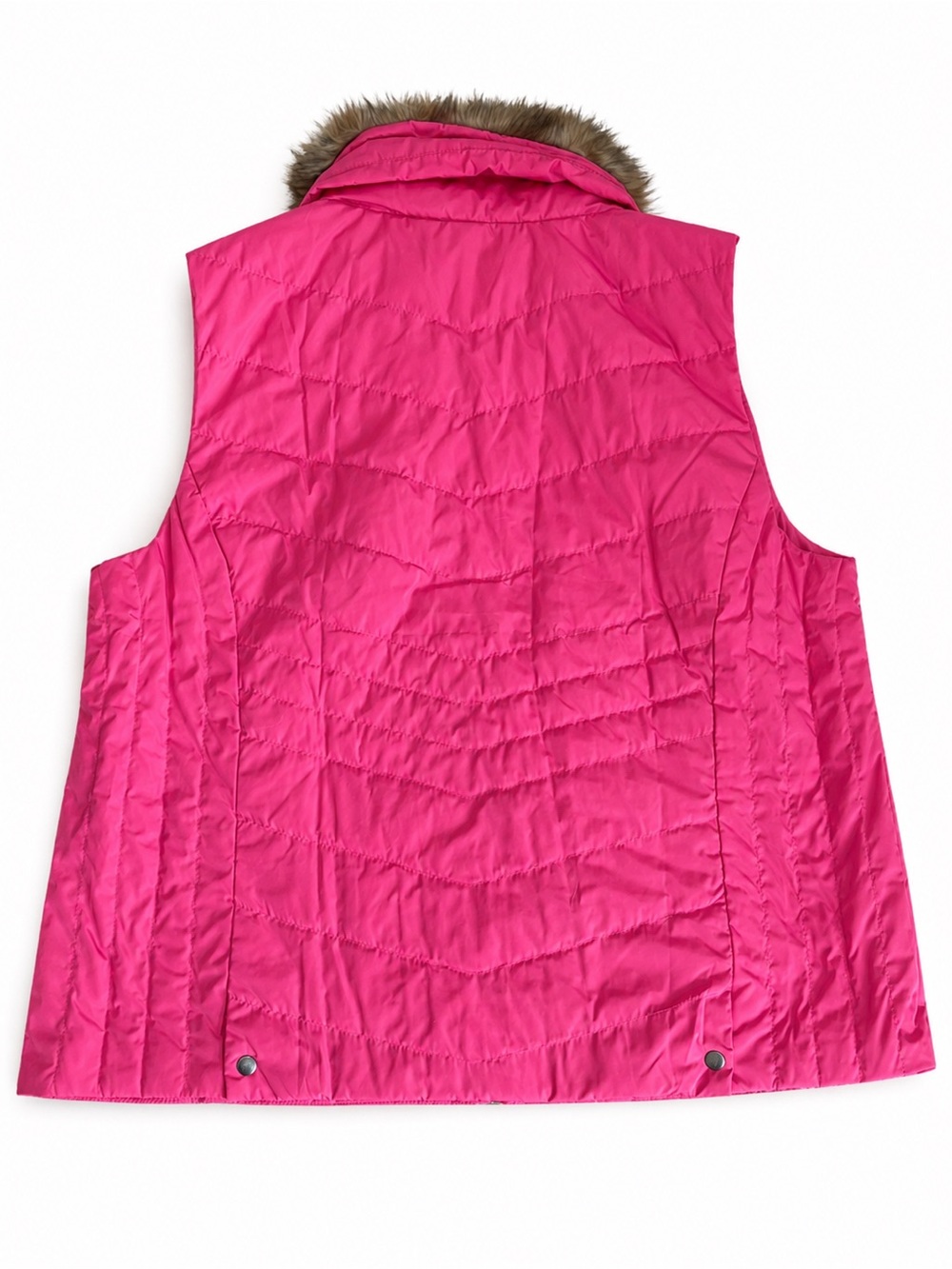Talbots Bright Pink Puffer Vest - Picture 5 of 6